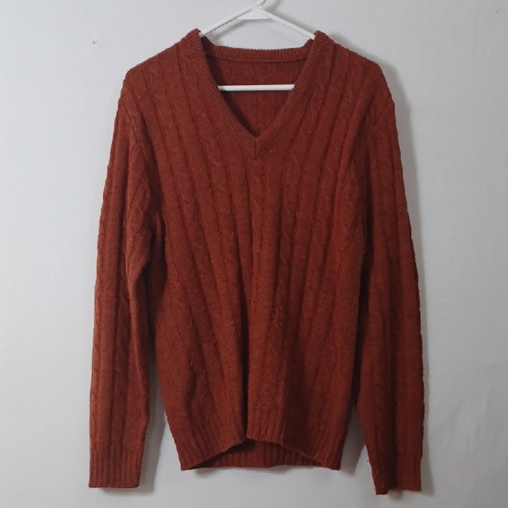 Men's Rust Sweater